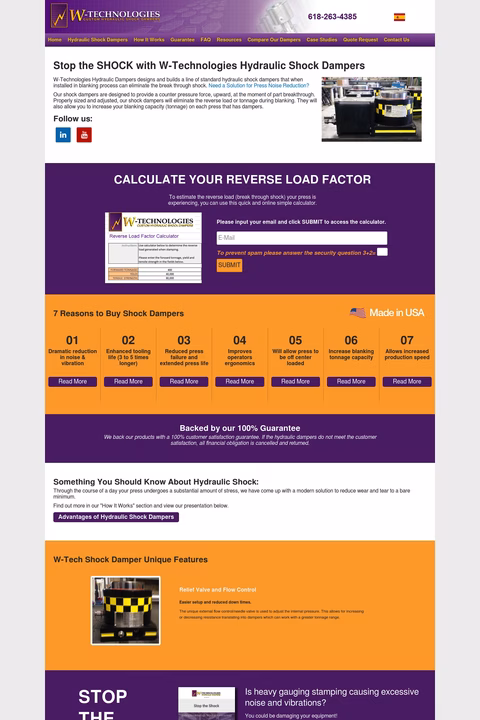 W-Technologies Homepage 1440px