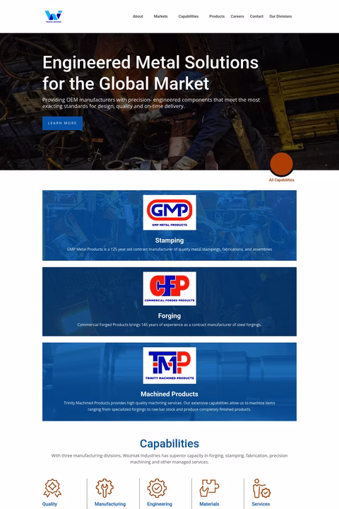 Wozniak-Industries Homepage 1440px