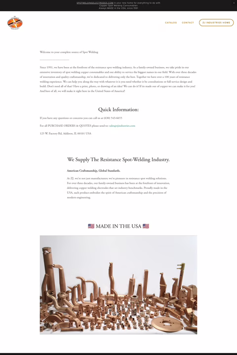 Zj-Industries Homepage 1440px