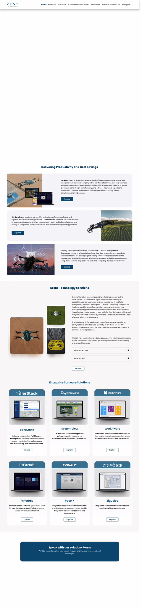 Zenatech Homepage 1440px