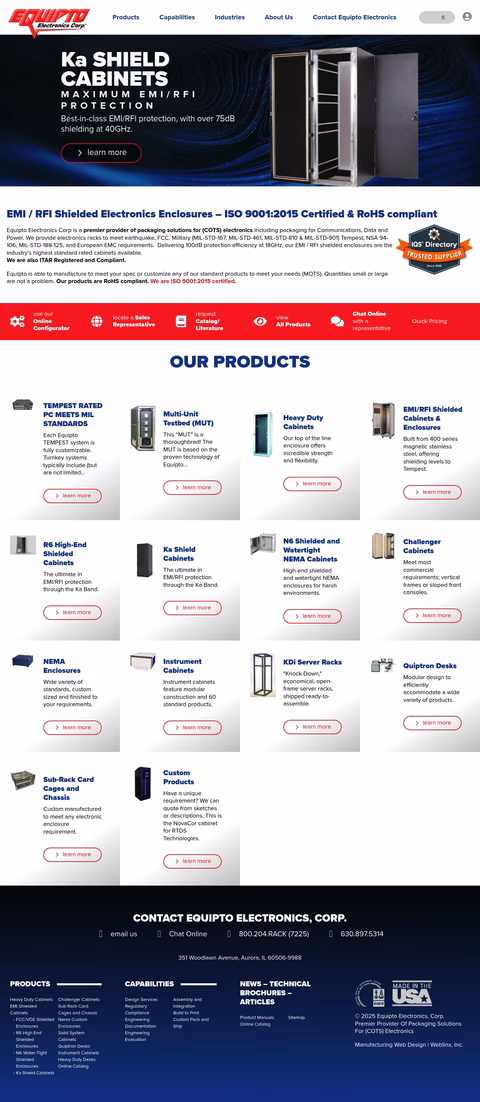 Equipto-Electronics Homepage 1440px