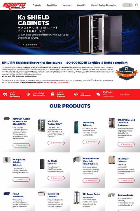 Equipto-Electronics Homepage 1440px