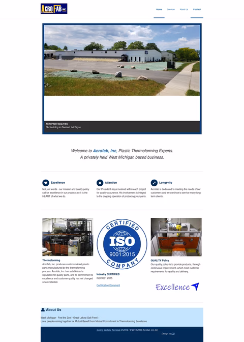 Acrofab Homepage 1440px