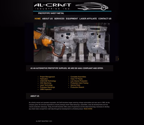 Al-Craft-Industries Homepage 1440px