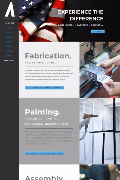 Amhawk Homepage 1440px