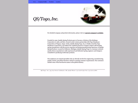 Quality-Spring-Togo-Inc Homepage 1440px