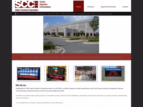 Static-Controls-Corporation Homepage 1440px