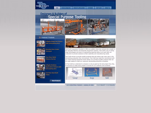 Tool-Craft-Corporation Homepage 1440px