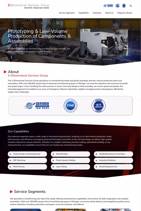 3-Dimensional-Services-Group Homepage 1440px