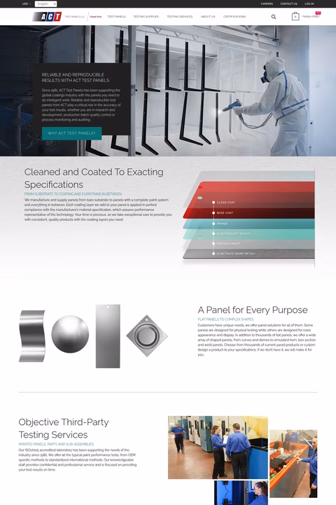 Act-Test-Panels Homepage 1440px