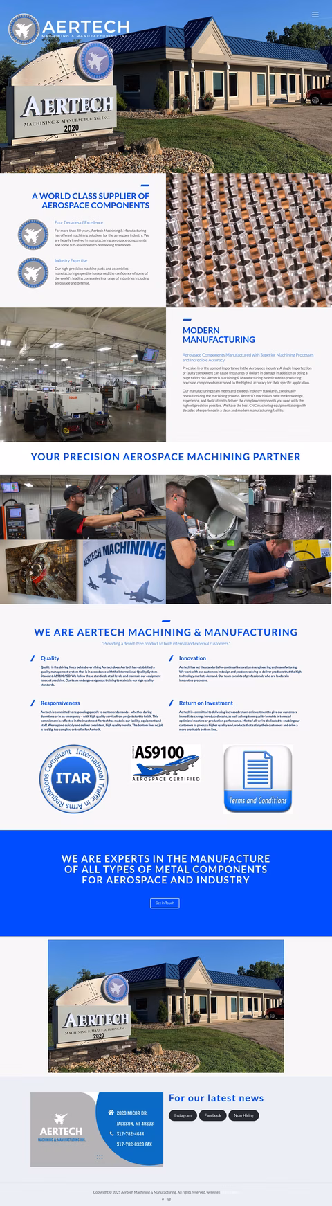 Aertech-Machining-Manufacturing Homepage 1440px