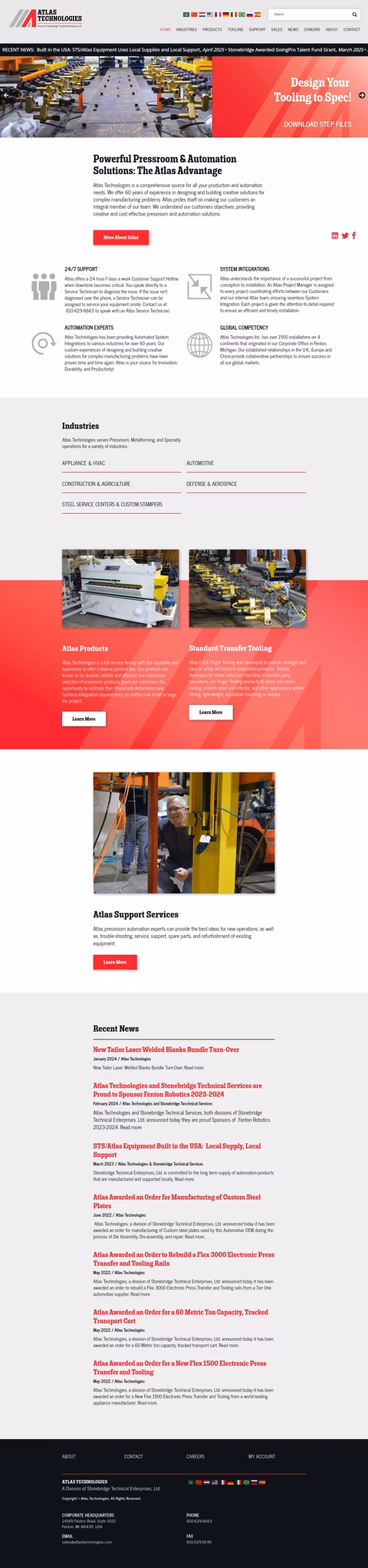 Atlas-Technologies Homepage 1440px