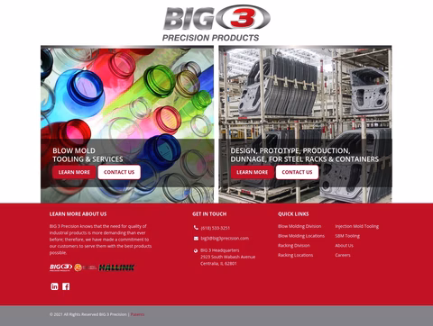 Big-3-Precision-Products Homepage 1440px