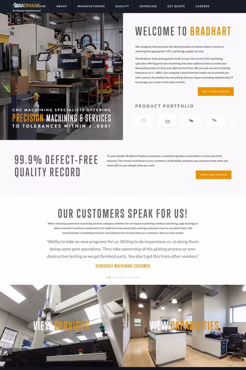 Bradhart-Products Homepage 1440px