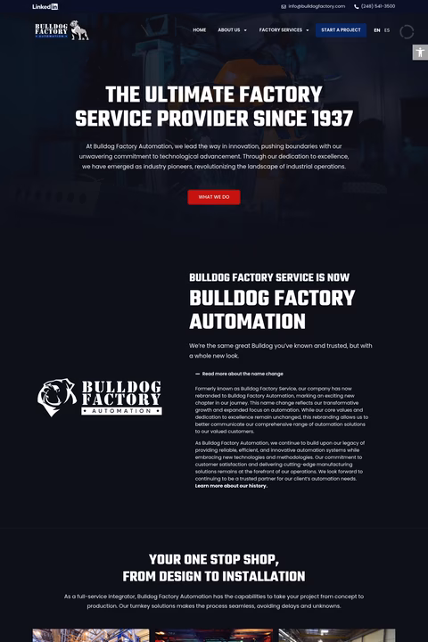Bulldog-Factory-Services Homepage 1440px