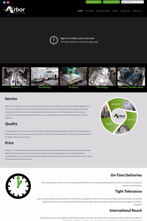 Arbor-Gage-Tooling Homepage 1440px