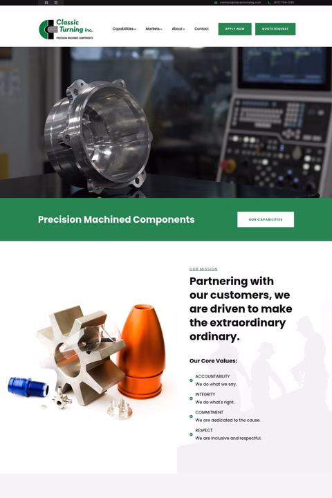 Classic-Turning Homepage 1440px