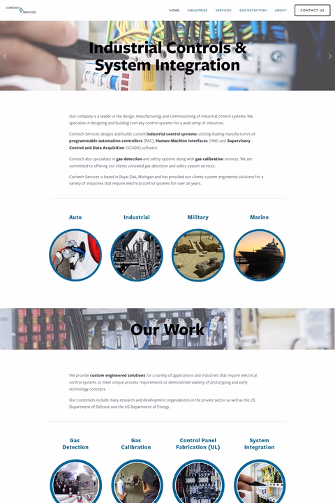 Coritech-Services Homepage 1440px