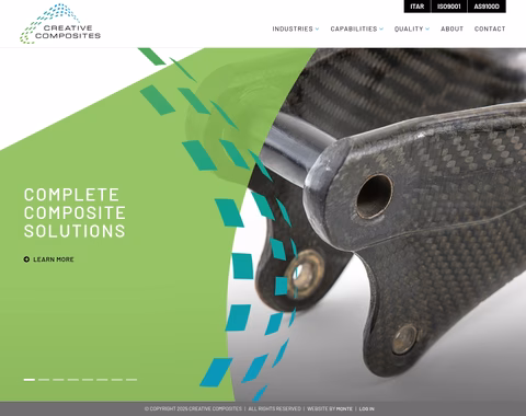 Creative-Composites Homepage 1440px