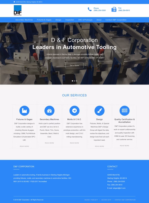 D-F-Corporation Homepage 1440px