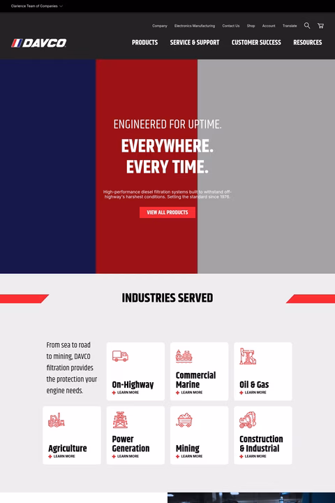 Davco-Technology Homepage 1440px