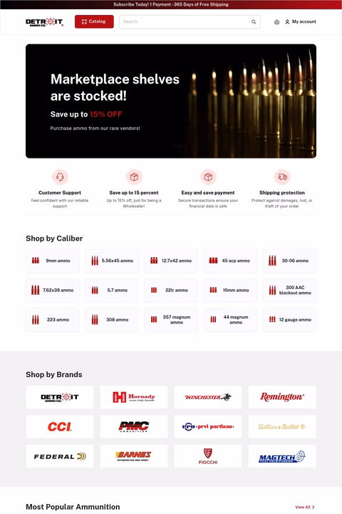 Detroit-Ammunition-Co Homepage 1440px
