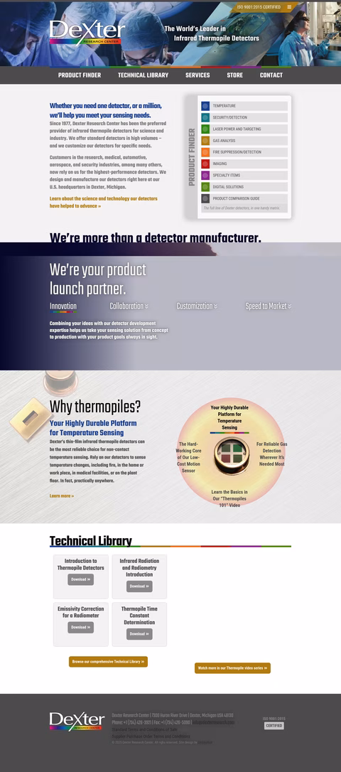 Dexter-Research-Center Homepage 1440px