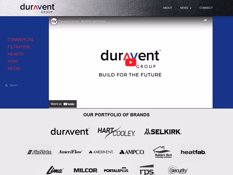 Duravent-Group Homepage 1440px