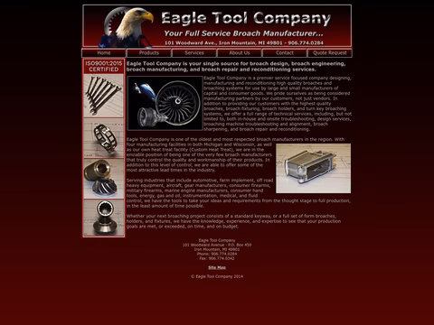 Eagle-Tool-Company Homepage 1440px