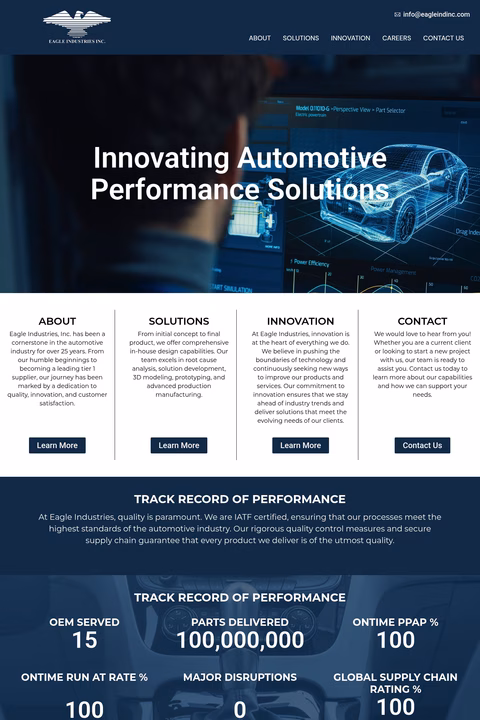 Eagle-Industries-Inc Homepage 1440px