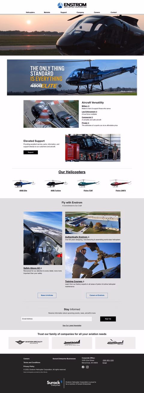 Enstrom-Helicopter-Corporation Homepage 1440px