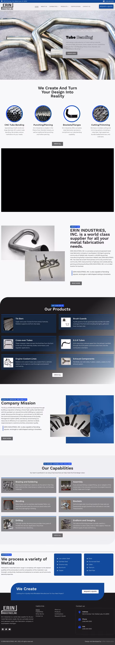 Erin-Industries Homepage 1440px