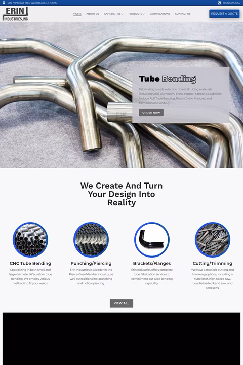 Erin-Industries Homepage 1440px