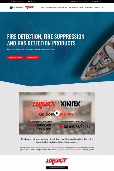 Fireboy-Xintex-Systems Homepage 1440px