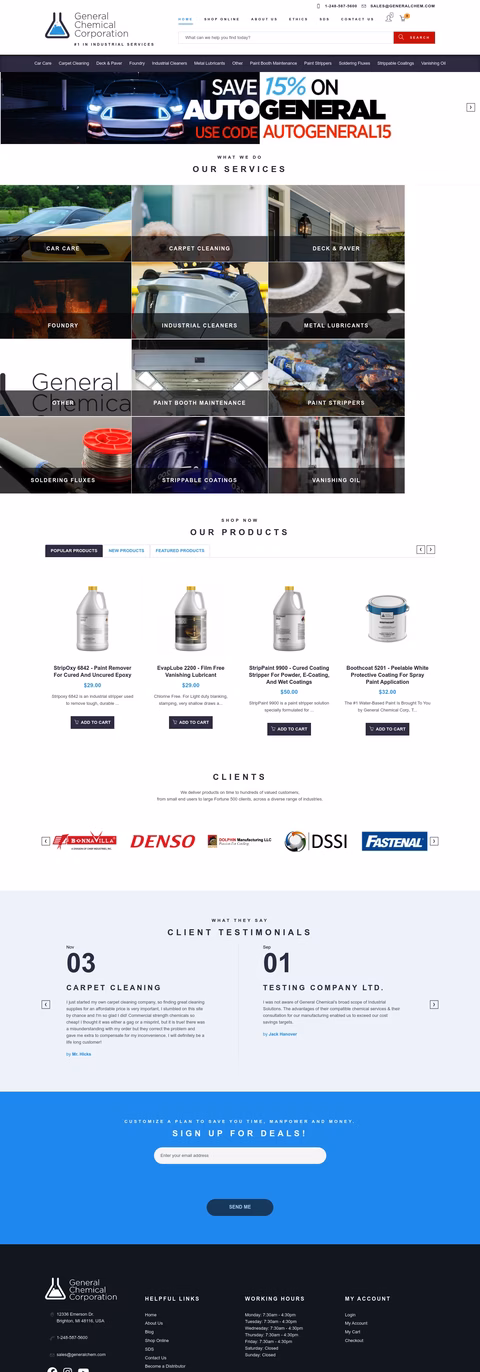 General-Chemical-Corporation Homepage 1440px