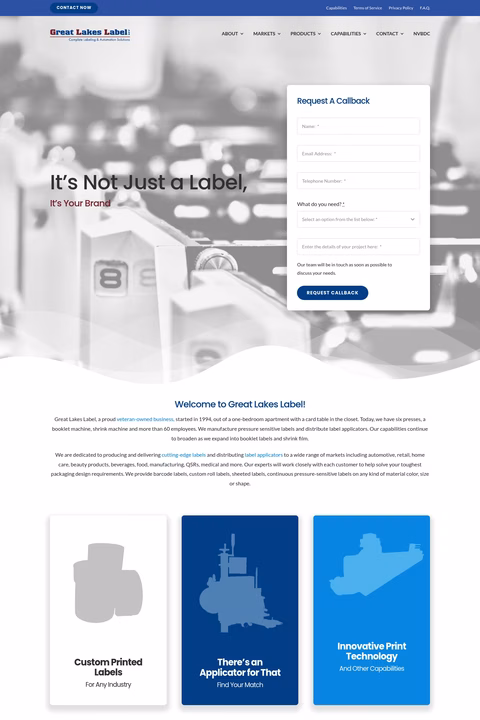 Great-Lakes-Label Homepage 1440px