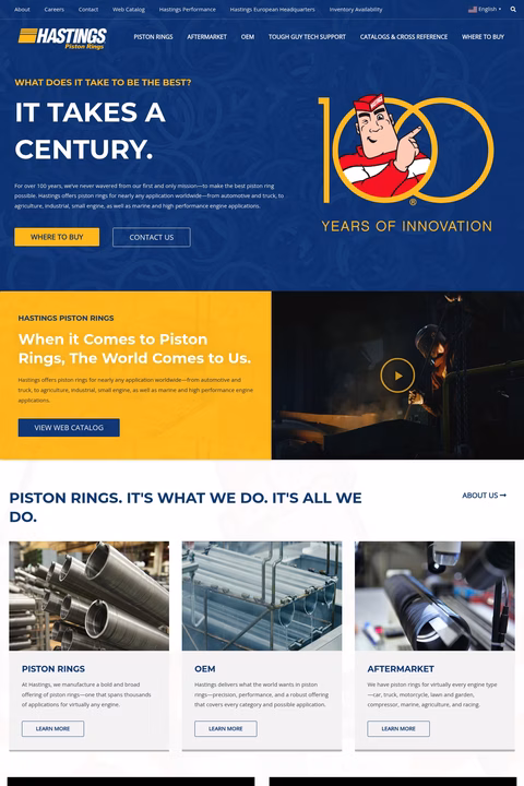Hastings-Manufacturing-Company Homepage 1440px