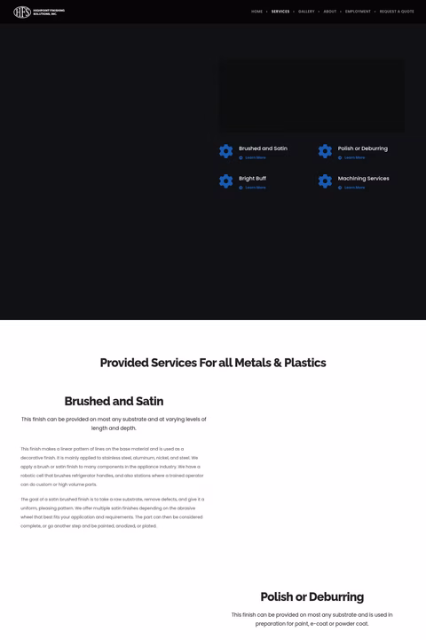 Highpoint-Finishing-Solutions Homepage 1440px