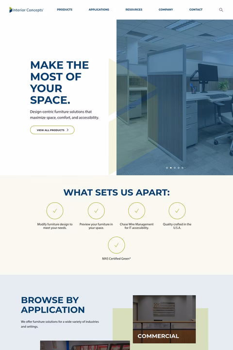 Interior-Concepts Homepage 1440px
