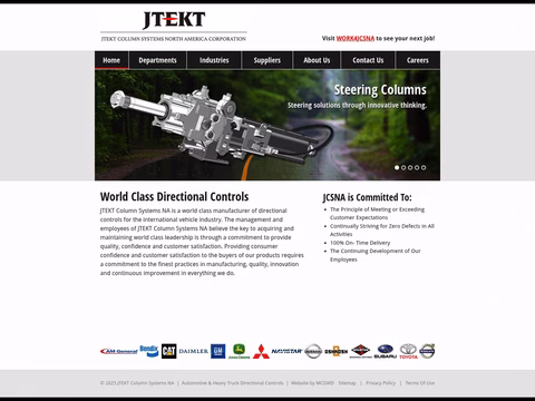 Jtekt-Column-Systems-North-America Homepage 1440px