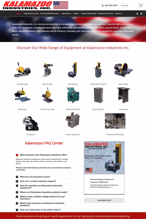 Kalamazoo-Industries Homepage 1440px
