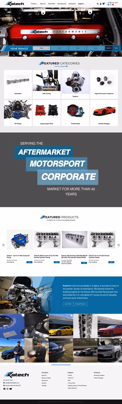 Katech Homepage 1440px