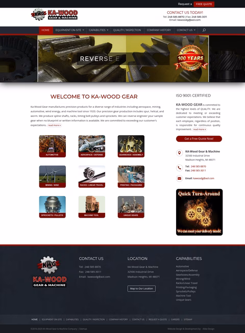 Ka-Wood-Gear-Machine-Co Homepage 1440px