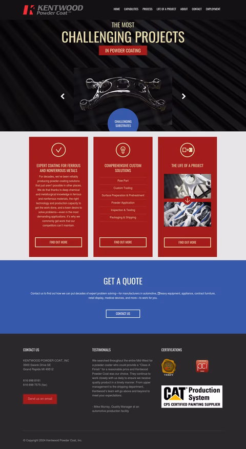 Kentwood-Powder-Coating Homepage 1440px