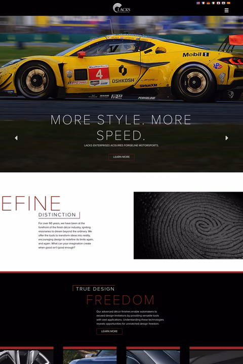 Lacks-Enterprises Homepage 1440px