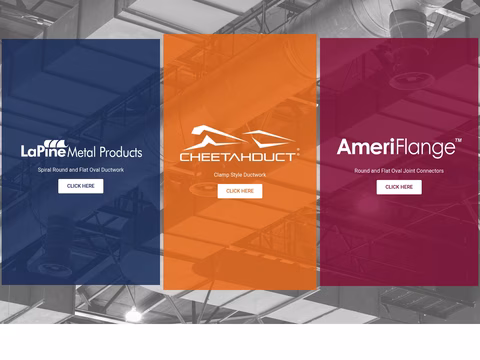 Lapine-Metal-Products Homepage 1440px