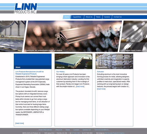 Linn-Products Homepage 1440px