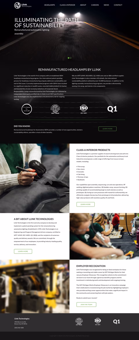 Link-Technologies Homepage 1440px