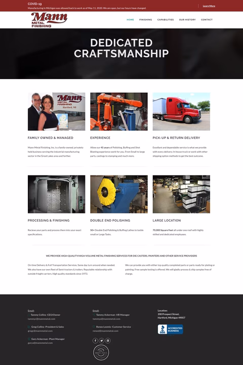 Mann-Metal-Finishing Homepage 1440px
