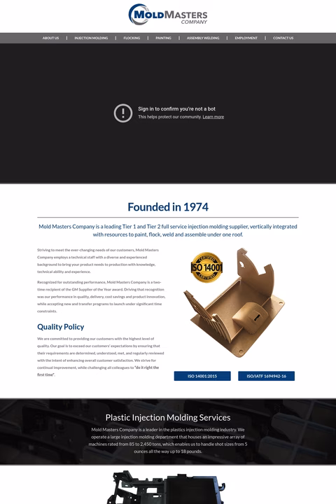 Mold-Masters Homepage 1440px